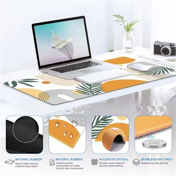 Mouse Pad and Keyboard Wrist Rest Set, 4in1 XXL Large Mousepad +Keyboard Pad - Picture 6 of 7